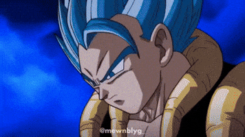 Goku Black Super Saiyan Blue Gogeta GIF