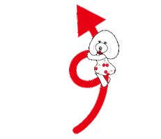 Poodle Sticker