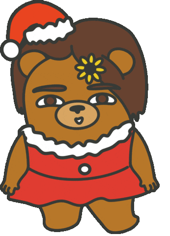 Merry Christmas Sticker by maludbear