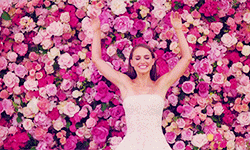 Natalie Portman Flowers GIF - Find & Share on GIPHY