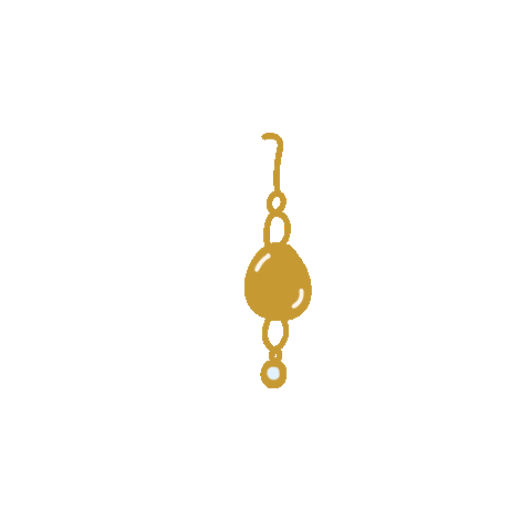 Fashion Gold Sticker by ISA NOY