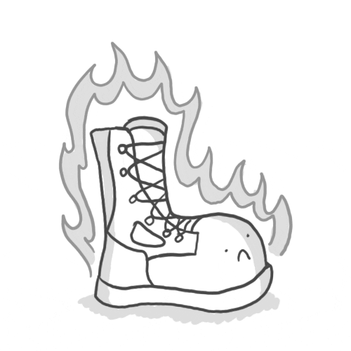drawing burning GIF by hoppip