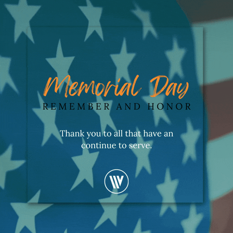 Memorial Day Celebration GIF by Wireless Vision
