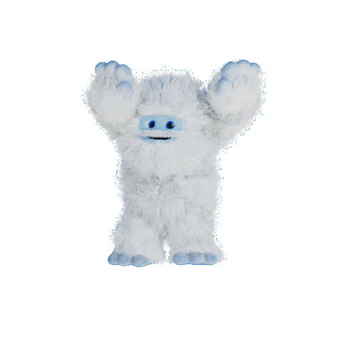 Abominable Snowman Yeti Sticker by Hectic Events