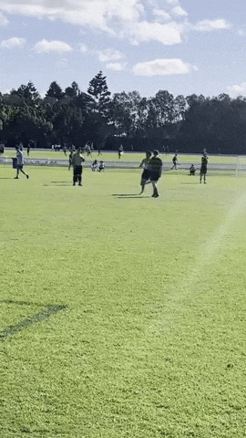 Soccer Knee Slide GIF