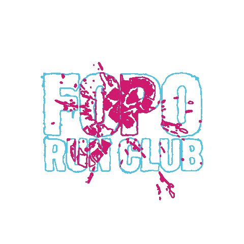 FoPo Run Club Sticker