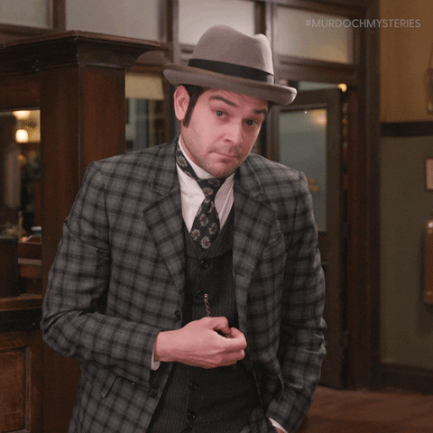 Turn Of The Century Reaction GIF by Murdoch Mysteries