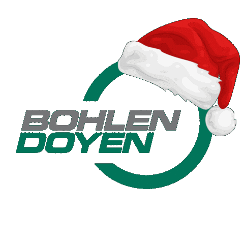 Christmas Rot Sticker by Bohlen & Doyen