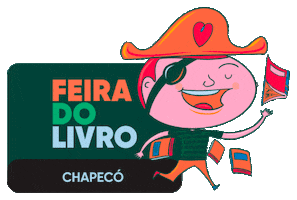 Feira do Livro Chapecó Sticker