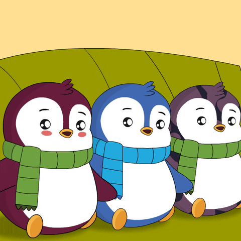 Happy Friends GIF by Pudgy Penguins