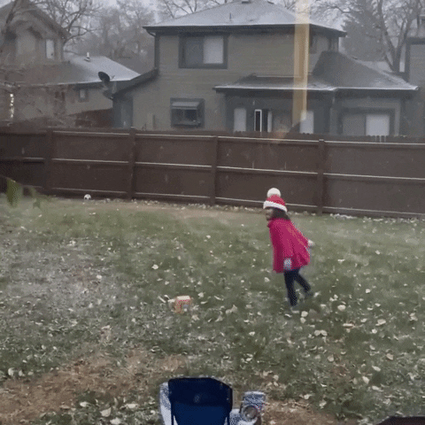 First Snow Happy Dance GIF by Storyful