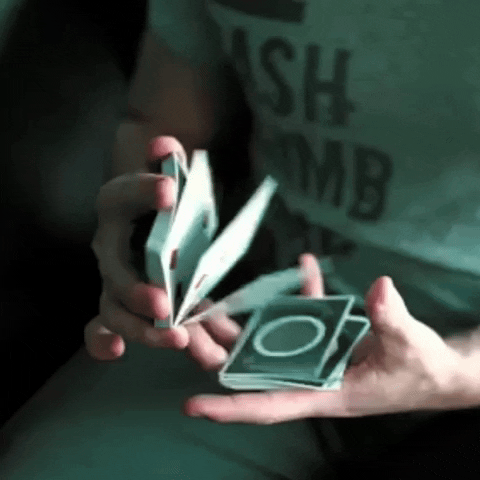 Playing Cards Hand GIF by Black Roses Playing Cards