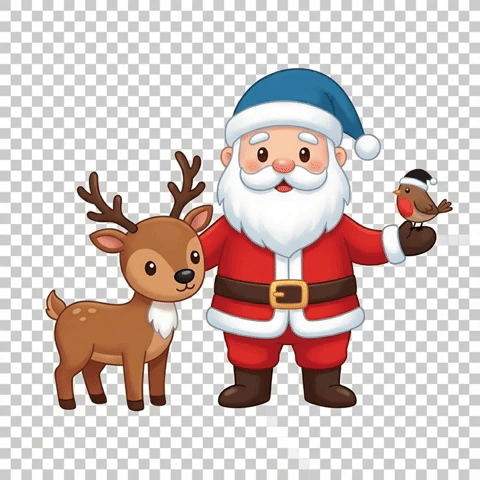 Santa Claus Christmas GIF by Sacbe Transfers