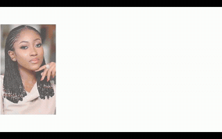 Box Braid Wig GIF