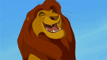 lion king laugh GIF