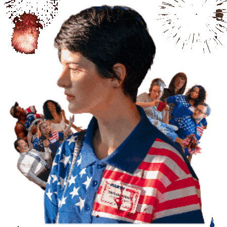 4Th Of July Sticker by PartyUSA