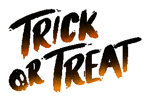 Trick Or Treat Party Sticker