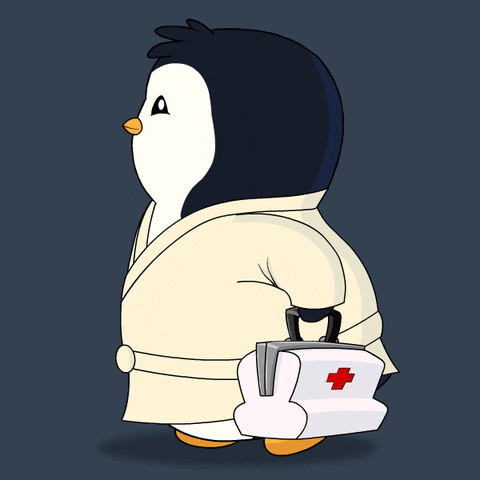 I Need A Doctor GIF by Pudgy Penguins