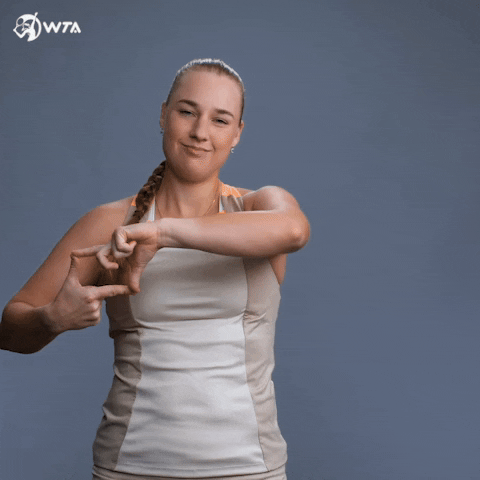 Tennis Look Through GIF by WTA