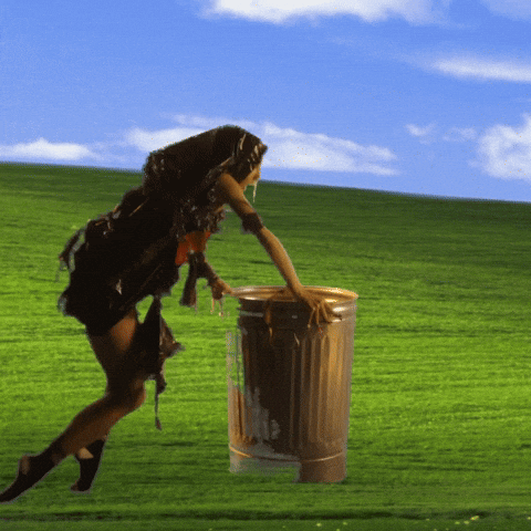 Trash Garbage GIF by Dora Jar