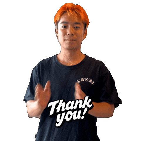 Thankyou Sticker by HUBFUN