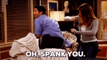 Spanks Thank You GIF by chuber channel