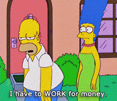 homer simpson work GIF