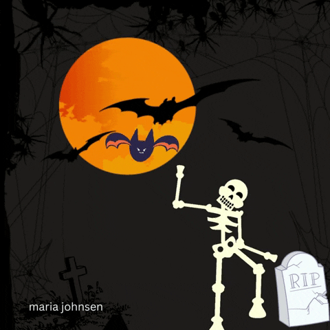Halloween Death GIF by Maria Johnsen