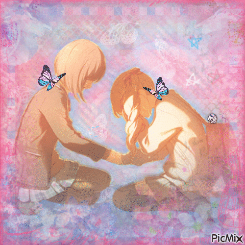 Pink Flowers GIF