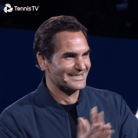 Roger Federer Sport GIF by Tennis TV