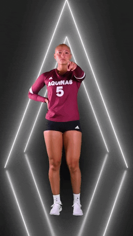 Volleyball Player GIF by Aquinas Volleyball