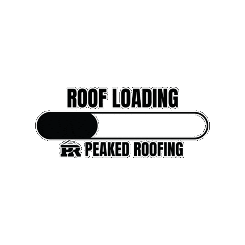 Loading Roof Sticker by Peaked Roofing