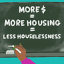 More money = more housing = less houselessness