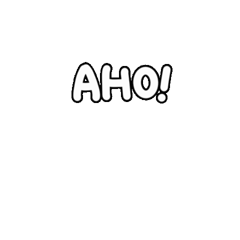 Aho Sticker