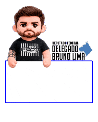 Deputado Causa Animal Sticker by Delegado Bruno Lima