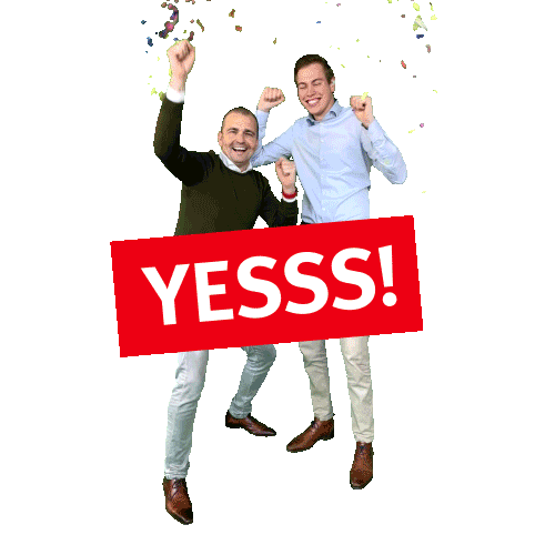 Makelaar Celebrating Sticker By Gif