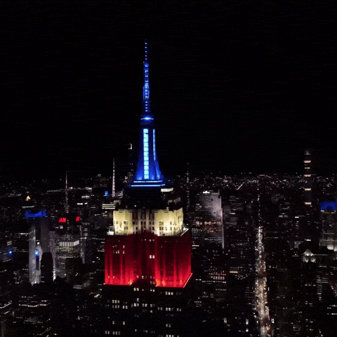 United States Usa GIF by Empire State Building