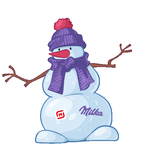 Christmas Winter Sticker by Milka_russia
