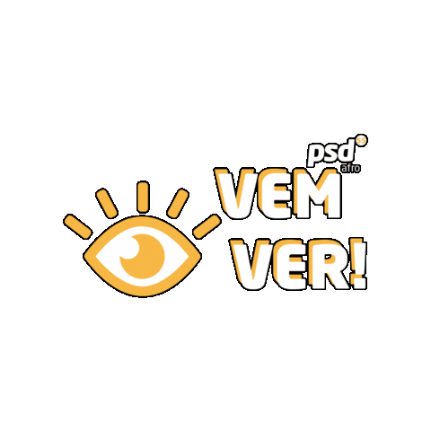 Vem Ver Sticker by PSD-MG