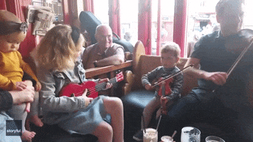 Live Music Kids GIF by Storyful