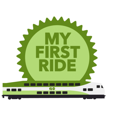 First Time Travel Sticker by GO Transit