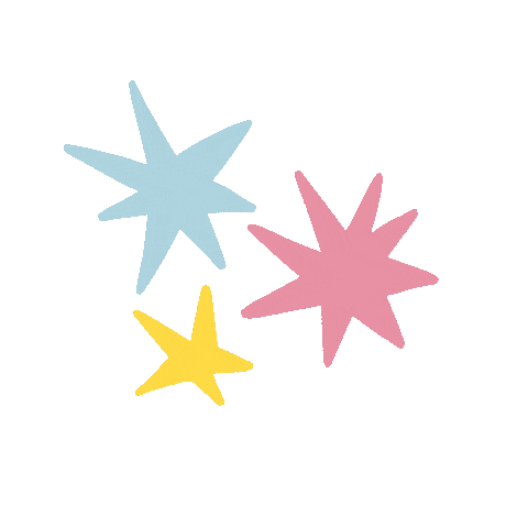 Stars Twinkle Sticker by Good Wheel Pizza