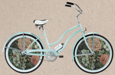 Floral Bicycle GIF - Find & Share on GIPHY