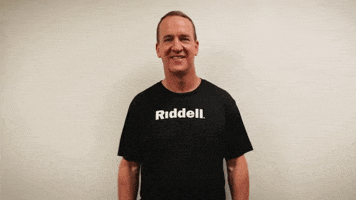 Happy Peyton Manning GIF by Riddell Sports