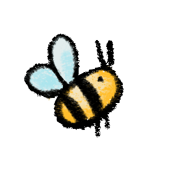 Fly Bee Sticker by Audreynalley