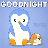Tired Good Night GIF by Pudgy Penguins
