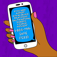 If you need support with an abusive relationship, call the National Domestic Violence Hotline