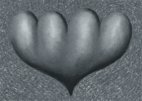 Black And White Heart GIF