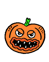 Halloween Pumkin Sticker by Russell Taysom