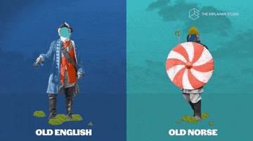 Old English Animation GIF by The Explainer Studio